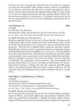 Bild der Seite - 27 - in Die Wiener Stadtbücher 1395-1430, Band 5