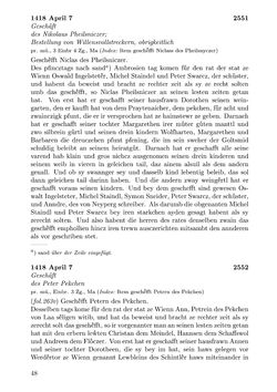Image of the Page - 48 - in Die Wiener Stadtbücher 1395-1430, Volume 5