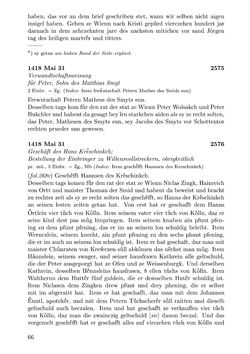 Bild der Seite - 66 - in Die Wiener Stadtbücher 1395-1430, Band 5