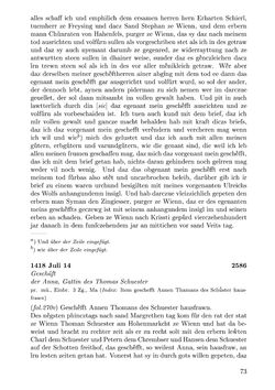 Image of the Page - 73 - in Die Wiener Stadtbücher 1395-1430, Volume 5