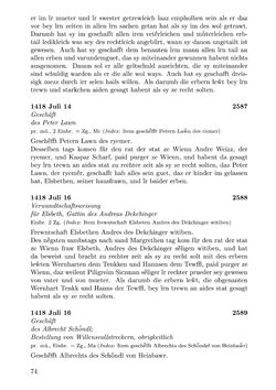 Image of the Page - 74 - in Die Wiener Stadtbücher 1395-1430, Volume 5