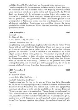 Image of the Page - 88 - in Die Wiener Stadtbücher 1395-1430, Volume 5
