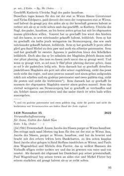 Image of the Page - 93 - in Die Wiener Stadtbücher 1395-1430, Volume 5