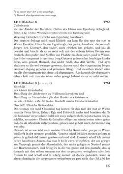 Image of the Page - 187 - in Die Wiener Stadtbücher 1395-1430, Volume 5