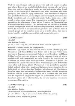 Image of the Page - 191 - in Die Wiener Stadtbücher 1395-1430, Volume 5