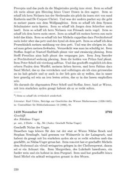 Bild der Seite - 220 - in Die Wiener Stadtbücher 1395-1430, Band 5