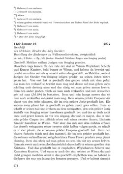 Image of the Page - 274 - in Die Wiener Stadtbücher 1395-1430, Volume 5