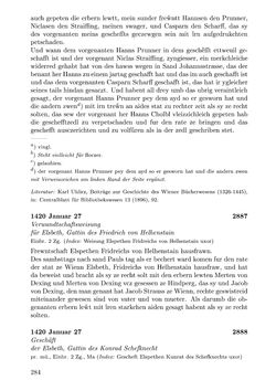Image of the Page - 284 - in Die Wiener Stadtbücher 1395-1430, Volume 5