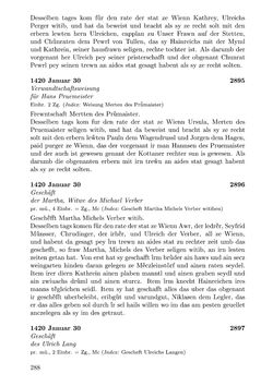 Image of the Page - 288 - in Die Wiener Stadtbücher 1395-1430, Volume 5
