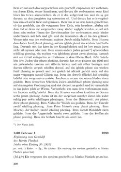 Image of the Page - 290 - in Die Wiener Stadtbücher 1395-1430, Volume 5