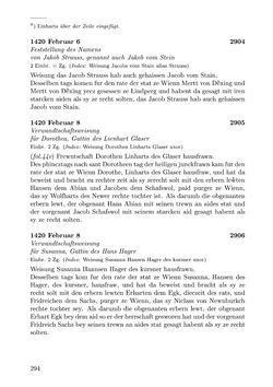 Image of the Page - 294 - in Die Wiener Stadtbücher 1395-1430, Volume 5