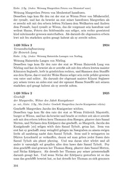 Image of the Page - 304 - in Die Wiener Stadtbücher 1395-1430, Volume 5