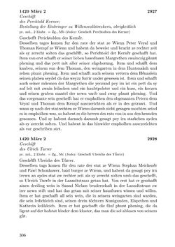 Image of the Page - 306 - in Die Wiener Stadtbücher 1395-1430, Volume 5