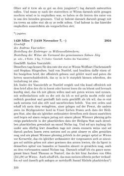 Image of the Page - 310 - in Die Wiener Stadtbücher 1395-1430, Volume 5