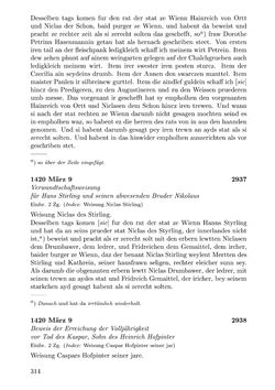 Image of the Page - 314 - in Die Wiener Stadtbücher 1395-1430, Volume 5