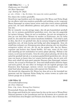 Image of the Page - 318 - in Die Wiener Stadtbücher 1395-1430, Volume 5