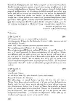 Image of the Page - 330 - in Die Wiener Stadtbücher 1395-1430, Volume 5
