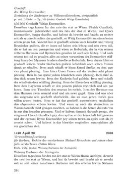 Image of the Page - 334 - in Die Wiener Stadtbücher 1395-1430, Volume 5