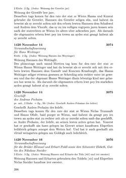 Image of the Page - 398 - in Die Wiener Stadtbücher 1395-1430, Volume 5