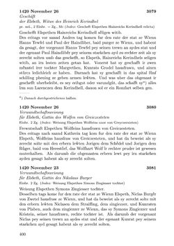 Image of the Page - 400 - in Die Wiener Stadtbücher 1395-1430, Volume 5