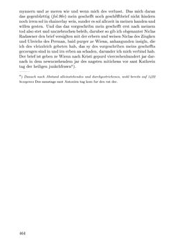 Image of the Page - 464 - in Die Wiener Stadtbücher 1395-1430, Volume 5