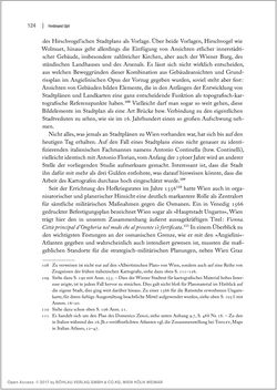 Bild der Seite - 124 - in Wien als Festungsstadt im 16.Jahrhundert - Zum kartografischen Werk der Mailänder Familie Angielini