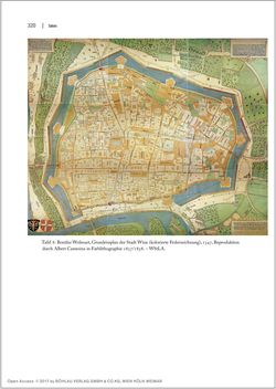Bild der Seite - 320 - in Wien als Festungsstadt im 16.Jahrhundert - Zum kartografischen Werk der Mailänder Familie Angielini