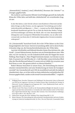 Bild der Seite - 45 - in Wolfgang Kraus und der österreichische Literaturbetrieb nach 1945