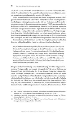 Image of the Page - 76 - in Wolfgang Kraus und der österreichische Literaturbetrieb nach 1945