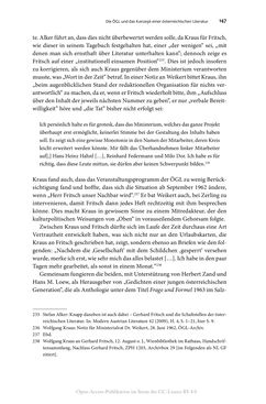 Bild der Seite - 147 - in Wolfgang Kraus und der österreichische Literaturbetrieb nach 1945