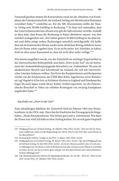 Bild der Seite - 149 - in Wolfgang Kraus und der österreichische Literaturbetrieb nach 1945