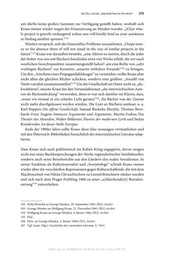 Bild der Seite - 379 - in Wolfgang Kraus und der österreichische Literaturbetrieb nach 1945