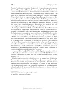 Image of the Page - 190 - in Wolfgang von Weisl - Schauspiel und Roman im Zeichen des modernen politischen Zionismus