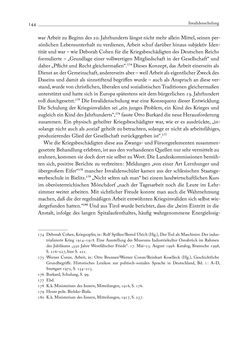 Bild der Seite - 144 - in Die Wundes des Staates - Kriegsopfer und Sozialstaat in Österreich 1914–1938