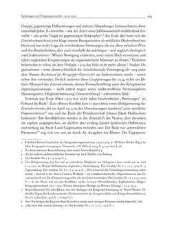 Image of the Page - 261 - in Die Wundes des Staates - Kriegsopfer und Sozialstaat in Österreich 1914–1938