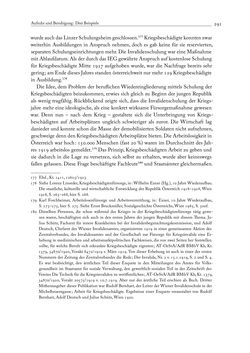 Image of the Page - 291 - in Die Wundes des Staates - Kriegsopfer und Sozialstaat in Österreich 1914–1938