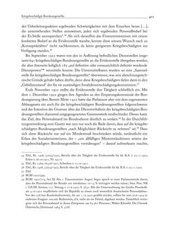 Image of the Page - 401 - in Die Wundes des Staates - Kriegsopfer und Sozialstaat in Österreich 1914–1938