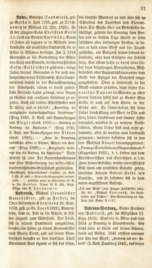 Image of the Page - 37 - in Biographisches Lexikon des Kaiserthums Oesterreich - Abel-Blumenthal, Volume 1