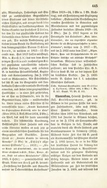Image of the Page - 445 - in Biographisches Lexikon des Kaiserthums Oesterreich - Abel-Blumenthal, Volume 1