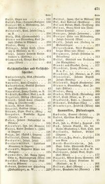 Image of the Page - 471 - in Biographisches Lexikon des Kaiserthums Oesterreich - Abel-Blumenthal, Volume 1