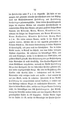 Bild der Seite - VI - in Biographisches Lexikon des Kaiserthums Oesterreich - Guadagni-Habsburg, Band 6