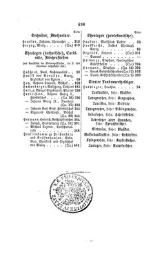 Image of the Page - 498 - in Biographisches Lexikon des Kaiserthums Oesterreich - Hartmann-Heyser, Volume 8