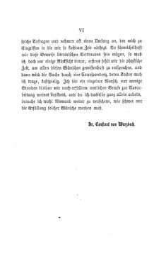 Bild der Seite - VI - in Biographisches Lexikon des Kaiserthums Oesterreich - Károlyi-Kiwisch, Band 11