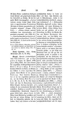 Image of the Page - 23 - in Biographisches Lexikon des Kaiserthums Oesterreich - Klácel-Korzistka, Volume 12