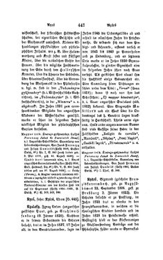 Image of the Page - 447 - in Biographisches Lexikon des Kaiserthums Oesterreich - Nabielak-Odelga, Volume 20