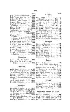 Image of the Page - 498 - in Biographisches Lexikon des Kaiserthums Oesterreich - Pergen-Podhradszky, Volume 22
