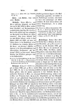 Image of the Page - 261 - in Biographisches Lexikon des Kaiserthums Oesterreich - Rasner-Rhederer, Volume 25
