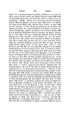 Image of the Page - 281 - in Biographisches Lexikon des Kaiserthums Oesterreich - Rasner-Rhederer, Volume 25