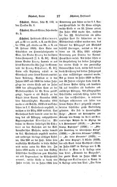 Image of the Page - 27 - in Biographisches Lexikon des Kaiserthums Oesterreich - Schrötter-Schwicker, Volume 32