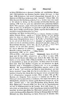 Image of the Page - 215 - in Biographisches Lexikon des Kaiserthums Oesterreich - Schrötter-Schwicker, Volume 32